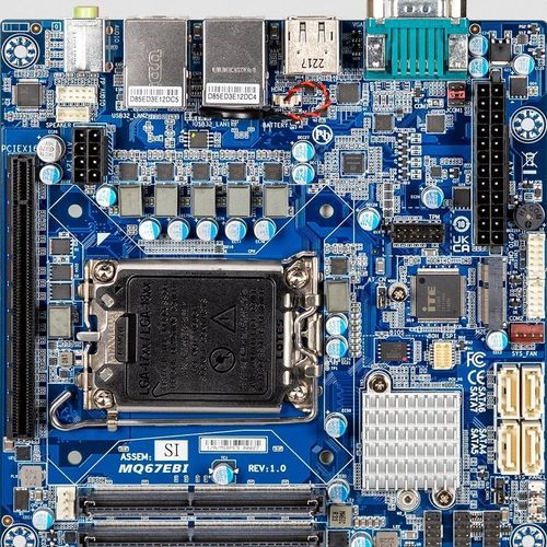 Placa madre mini-ITX - mITX-Q67EB - IPC2U GmbH - Intel® Celeron® / Intel® Core i3 / Intel® Core i5