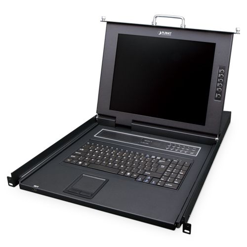 Switch KVM en bastidor - KVM-210-16M - IPC2U GmbH - con teclado / digital / con pantalla LCD
