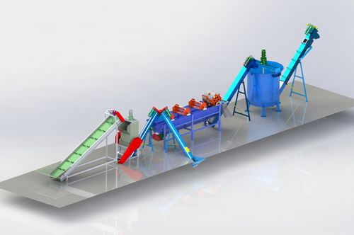 Unidad para reciclado de plástico - Liantai Machinery - PET / para botellas / separación de metales