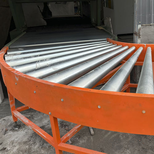 Transportador de rodillos - LB - Liantai Machinery - curvo / para productos a granel / de desechos