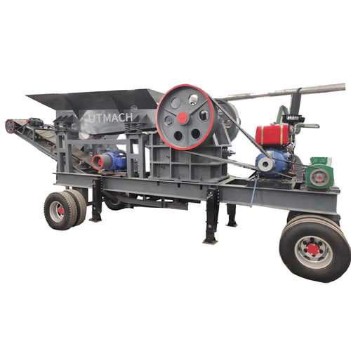 Machacadora de mandíbula - PE - Liantai Machinery - móvil / primaria / secundaria