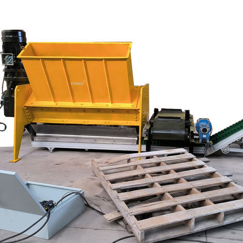 Destrozador de 1 eje - P - Liantai Machinery - para madera / para palés / con transportador