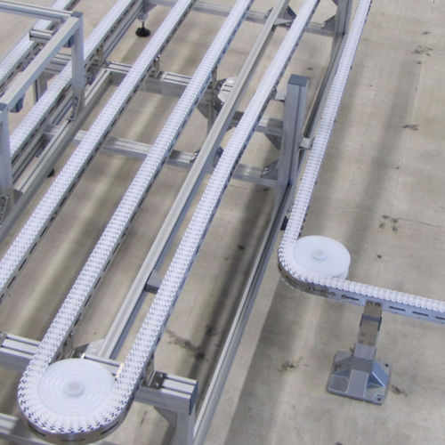 Transportador con cadena - modular automation GmbH - modular / flexible / para procesos