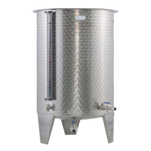 Cuba para vino - 190006089 - Voran - de acero inoxidable / abierta / vertical