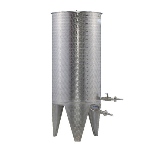 Cuba vino - Voran - de acero inoxidable / abierta / cilíndrica