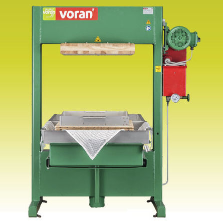 Prensa hidráulica - 100 P1 series - Voran - de compresión / para la industria agroalimentaria / vertical