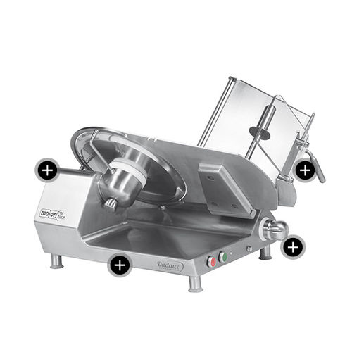 Cortadora de jamón - GRAVINOX 350 - Dadaux SAS - manual / con hoja circular / 220 V monofásico