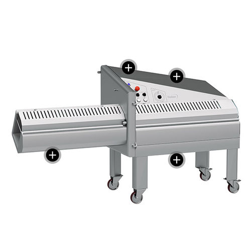 Cortadora de carne - ICONE 1100 - Dadaux SAS - automática / de cuchillas / de acero inoxidable