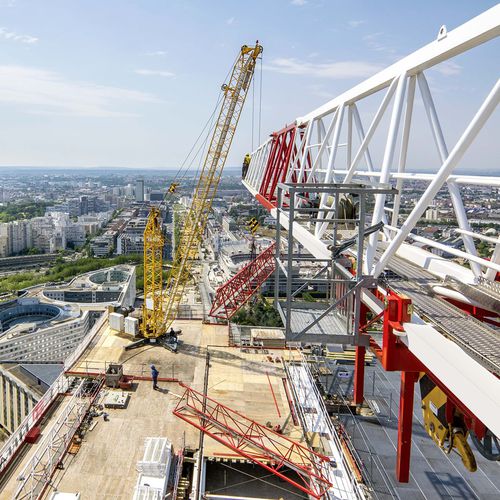 Grúa Derrick - 200 DR 5/10 Litronic - Liebherr Cranes - fija / para obra / para edificios