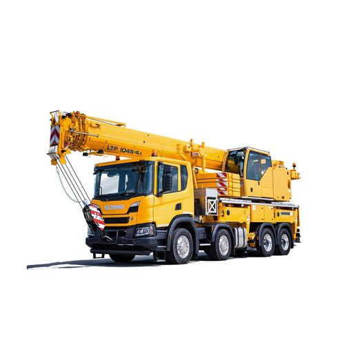 Grúa montada sobre camión - LTF 1045-4.1 - Liebherr Cranes - plegable / para obra / de elevación