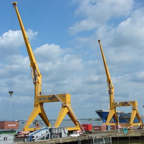 Grúa en riel - TCC 230 - Liebherr Cranes - de brazo amantillable / de puerto / de manipulación