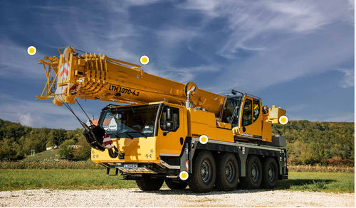Grúa móvil - LTM 1070-4.2 - Liebherr Cranes - plegable / de 4 ejes