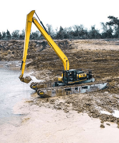 Chasis para maquinaria de construcción en riel - BIG FLOAT E22 - REMU Oy - para vehículo pesado