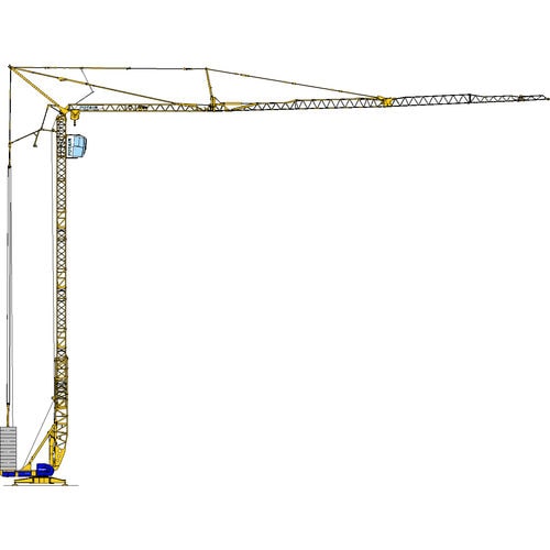 Grúa de montaje automatizado - Igo T 130 - Manitowoc Cranes - fija / plegable / para obra