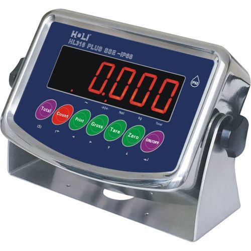 Indicador de pesaje visualizador LCD - HL318 Plus SSE/HL318 Plus SSC - HOLI - con visualizador led / de pared / resistente a las vibraciones
