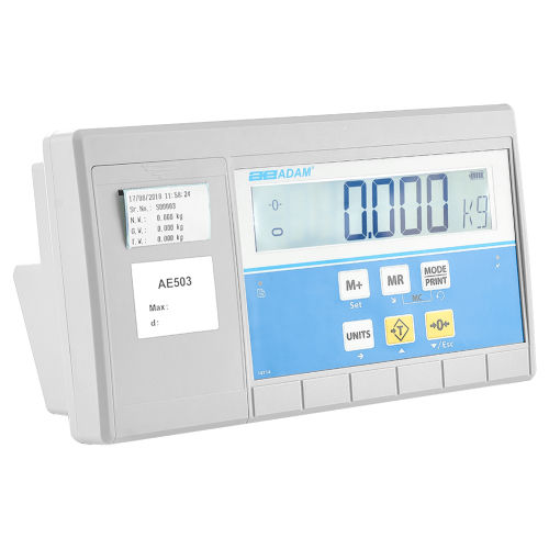Indicador de pesaje visualizador LCD - AE 503 - AE Adam GmbH - benchtop / con impresora integrada