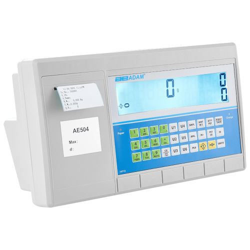 Indicador de pesaje visualizador LCD - AE 504 - AE Adam GmbH - robusto / programable / con batería
