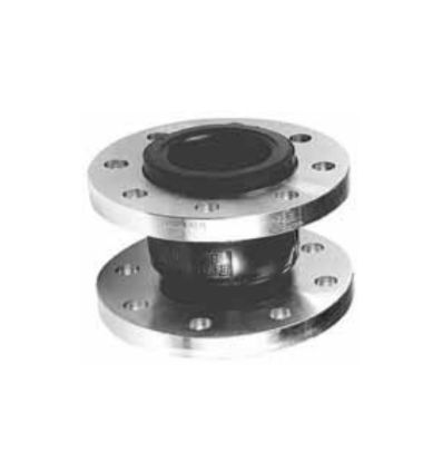 Junta de dilatación de caucho - T - EPDM - Tubes International - redonda / con brida / axial