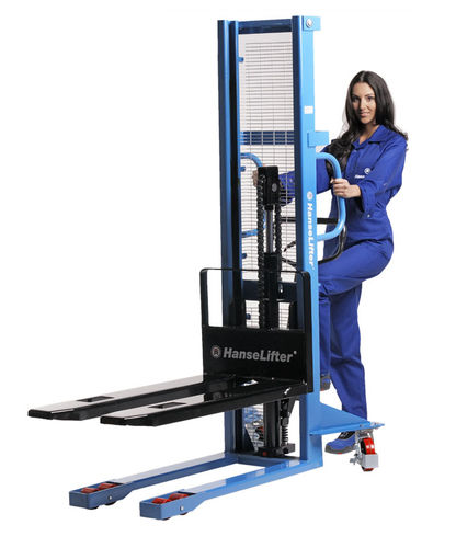 Apiladora manual - SDJ1516 - Hanselifter - con operador a pie / para almacén