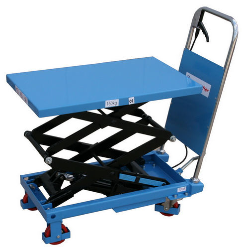 Mesa elevadora de doble tijera - SPA, SPF - Hanselifter - manual / móvil