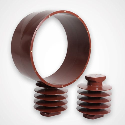 Aislante eléctrico de resina epoxi - High-Voltage insulator - GIPRO GmbH - DC / de alta tensión / unidad de distribución de alimentación
