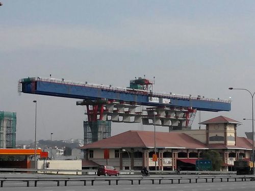 Pórtico de lanzamiento tramo por tramo - 550 T - BEIJING WOWJOINT MACHINERY CO., LTD. - para la construcción de puentes