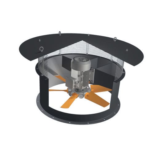 Ventilador de tejado - DOS - Planetfan - IP55 / axial / de evacuación