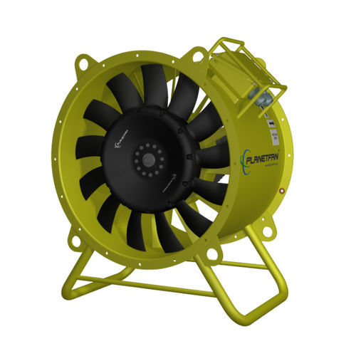 Ventilador de alta temperatura - WOLF - Planetfan - axial / de circulación de aire / de acero