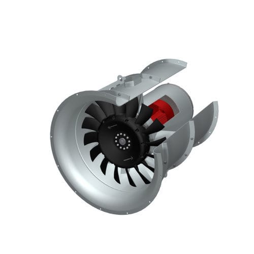 Ventilador de alta temperatura - WOHT - Planetfan - axial / de secado / 230 V CA