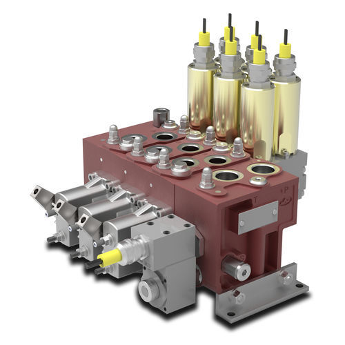 Distribuidor hidráulico de cajón - DPC130 series - WALVOIL - electrohidráulico / compacto / monobloque