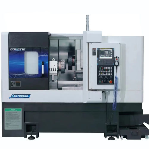 Centro de torneado-fresado CNC - SDX08-A - Ningbo GongTie Precision Machinery Co.,LTD - horizontal / 3 ejes / de dos torretas
