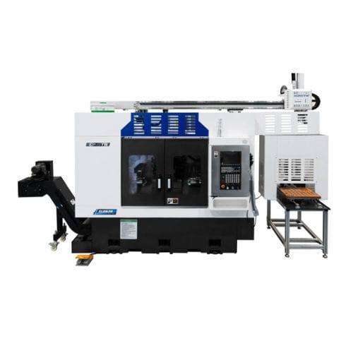 Centro de torneado-fresado CNC - SL0636 - Ningbo GongTie Precision Machinery Co.,LTD - horizontal / 6 ejes / de mesa inclinada