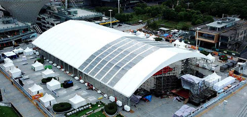 Tienda para organización de evento - Polygon Huge Hall - Liri Tent Technology