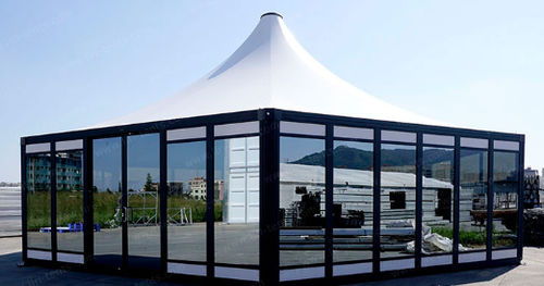Tienda para organización de evento - Hexagon Module Square  - Liri Tent Technology