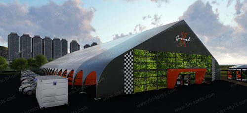 Tienda para organización de evento - Indoor Go-Karting  - Liri Tent Technology - blindada