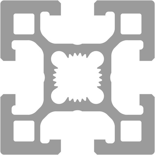 Perfil de aluminio - MS 40+ L series - MS Plus Automation GmbH - ranurado / de construcción / de peso ligero