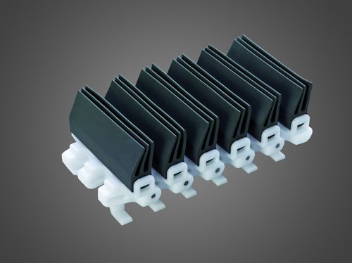 Cinta transportadora modular - CS 090 SL series - MS Plus Automation GmbH - de POM / con sujeciones