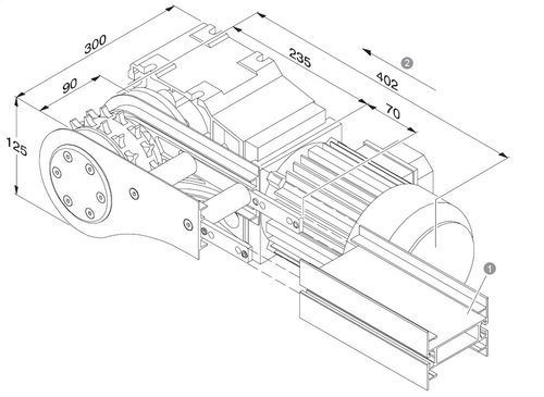 sistema de transporte de productos alimentariosDirect drives CS 090 SL