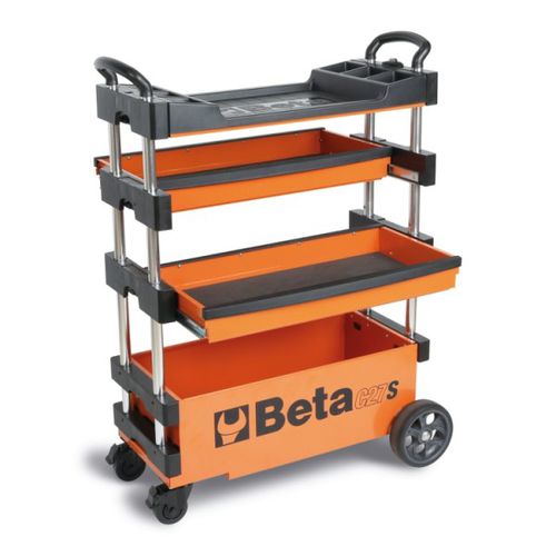 Carro de transporte - C27S series - Beta Utensili - de metal / 4 niveles / portaherramientas