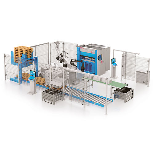 Máquina curvadora eléctrica - Fx bend Cell 1547-KR 70 MAX - EUROMAC - de tubos / 6 ejes / robotizada