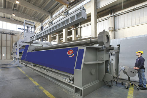 Máquina roladora de 4 rodillos - ML2520C/SCR - MG S.R.L. - hidráulica / CNC