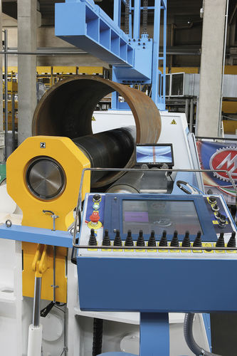 Máquina roladora de 4 rodillos - M3042G/S - MG S.R.L. - hidráulica / para fabricación de cuba / para altas cargas