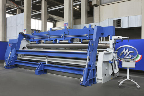 Máquina roladora de 4 rodillos - M6014E/S - MG S.R.L. - hidráulica / 2 velocidades / CNC