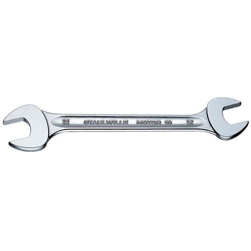 Llave abierta doble - 40030405 series - STAHLWILLE EDUARD WILLE GmbH & Co. KG - de cromo / recta / de acero