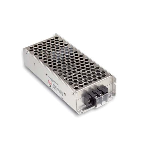 Convertidor DC/DC variación de intensidades de entrada 2:1 - RSD-100 series  - Mean Well - alto aislamiento E/S / encapsulado / 1U