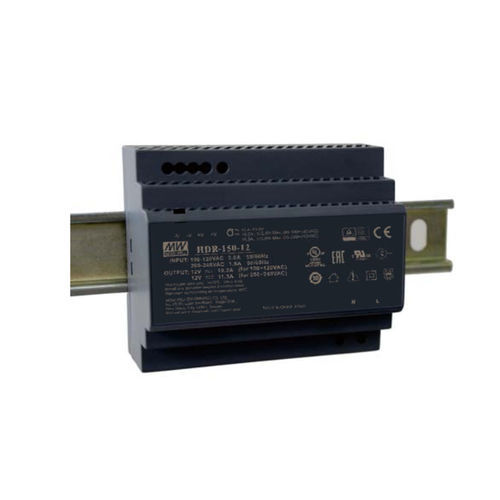 Alimentación eléctrica en riel DIN - HDR-150 series  - Mean Well - AC/DC / de salida simple / con protección contra cortocircuitos