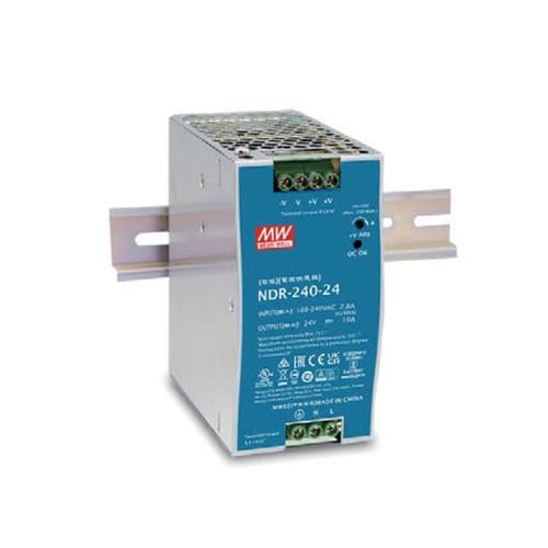 Alimentación eléctrica en riel DIN - NDR-240 series - Mean Well - AC/DC / de salida simple / con protección contra cortocircuitos