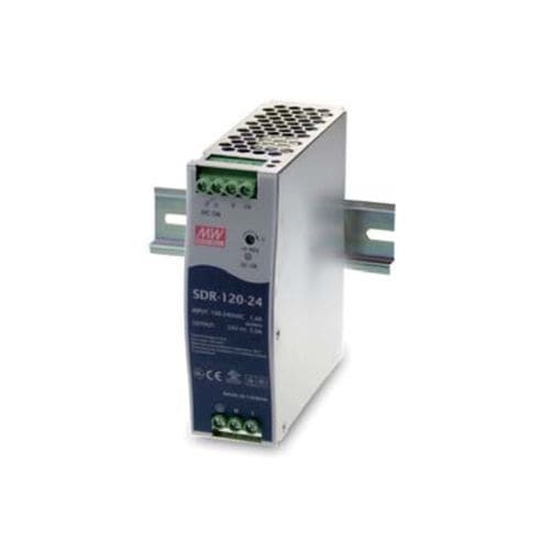 Alimentación eléctrica en riel DIN - SDR-120 series  - Mean Well - AC/DC / de salida simple / con protección contra cortocircuitos