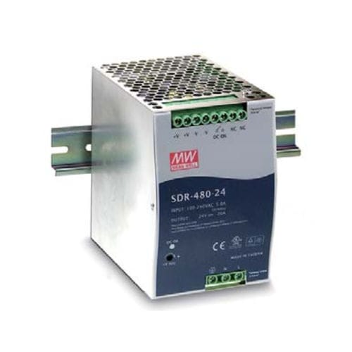 Alimentación eléctrica en riel DIN - SDR-480 series - Mean Well - AC/DC / de salida simple / con protección contra cortocircuitos