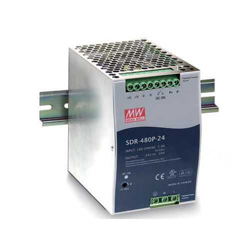 Alimentación eléctrica AC/DC - SDR-480P series  - Mean Well - de salida simple / con protección contra cortocircuitos / con protección contra sobrecargas